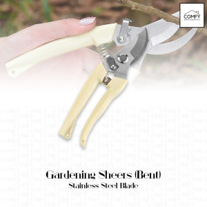 (Straight/Bent) Pruning Shears Flower Fruit Tree Garden Plant Shears Stainless Steel Scissors