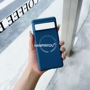 Luxury Solid Color Liquid Silicone Magnetic Case For Google Pixel 10 9 8 7 6 Pro XL 9a 8a 7a 6a Shockproof Soft Cover Lining Shell