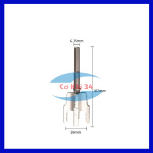 Mũi taro ống PRR M22 và M26 hợp kim nhôm gọn nhẹ tạo ren sắc sảo cho máy khoan