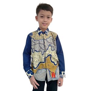 Batik Anak Laki laki Dan Perempuan Lengan Panjang Usia 2 - 15 Tahun Batik Anak Couple