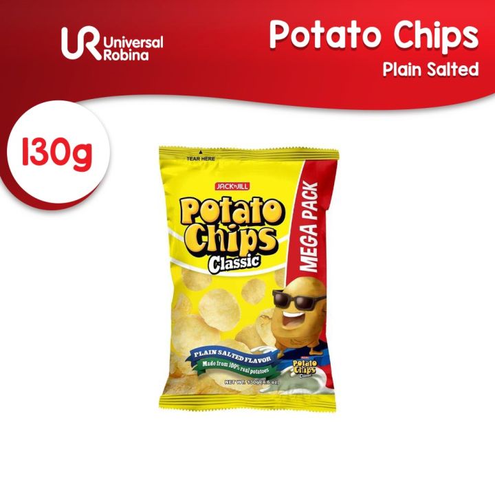 Potato Chips Plain Salted (130g)