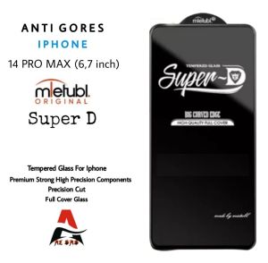 Tempered Glass iPhone 14 Pro Max Original Full Cover - SUPER D