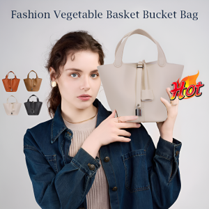 Stylish and versatile large capacity underarm basket bag new tote bag large capacity bucket bag.
