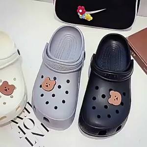 [Free Shipping] 2026 Summer WomenS Cute GirlS Non-Slip Versatile Outdoor Clog Shoes Closed-Toe Dormitory Shoes Soft Sole Beach Sandals For Women