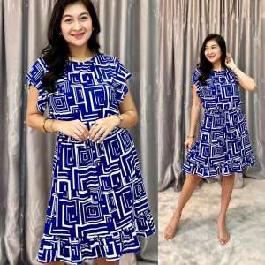Continuous Sleeve Dress -ARIANNA Ruffle Dress -Fit up to XL