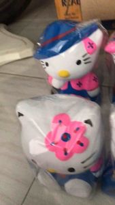 Celengan Karakter Tanah Liat Besar Lucu-lucu
