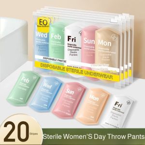 ชุดชั้นในผ้าฝ้ายแท้ ที่ใช้แล้วทิ้ง เป้าสองชั้น ชุดชั้นในแบบใช้แล้วทิ้ง ปลอดเชื้อ ขยาย สุขภาพ กีฬา