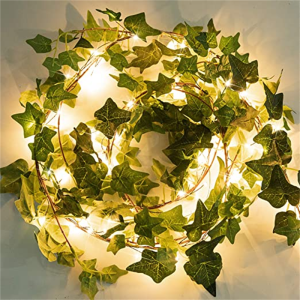 ??Original Product+FREE Shipping?? Solar String Lights IP65 Waterproof Outdoor Garland Lights LED Artificial Vine Maple Leaf Fairy Light for Wall/Fence/Party Decor