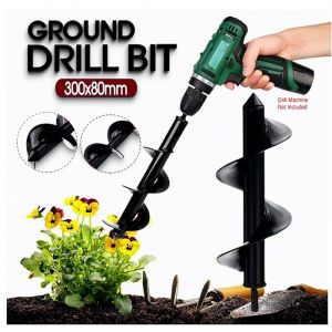 Garden Auger Drill Bit – Spiral Hole Digger Tool for Planting Bulb Planter & Soil Aeration | Mesin Korek Tanah