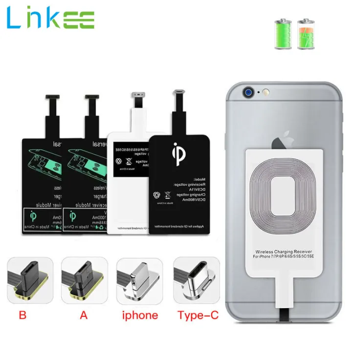 Support Qi Wireless Charging Receiver For iPhone Plus Micro