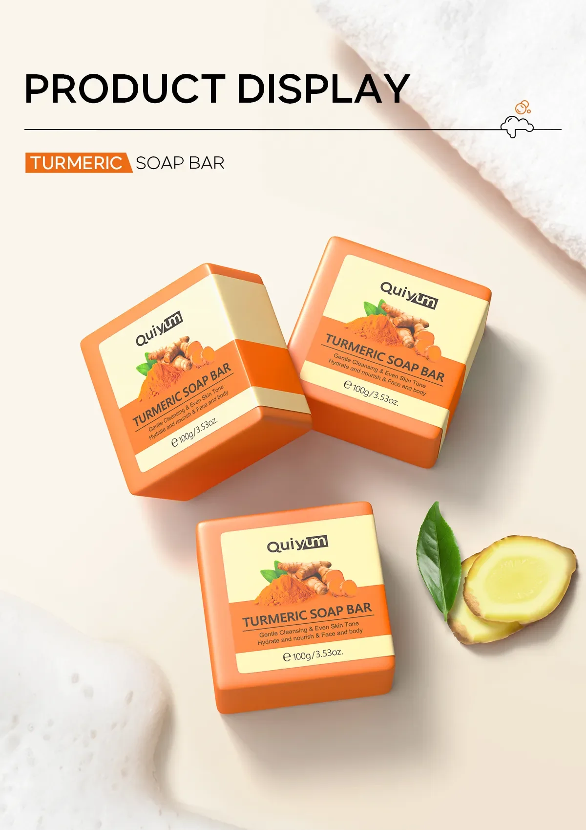 Quiyum Turmeric Soap Bar