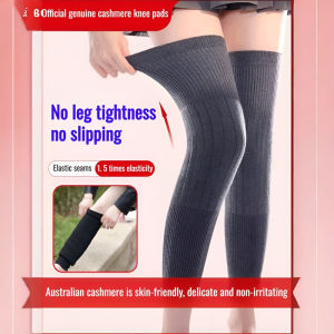 🔥 Breathable Soft Leg Warmer Kneepad Elasticity Increased By 99% Cozy Warmth Comfortable Kneepads Flexible Warm & Soft Cashmere Comfortable Fit Long Thermal Cashmere Knee Warmer