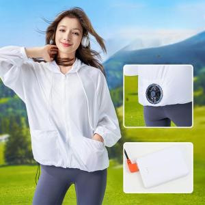 Jaket Ac Dengan Bank Daya Upf 50 Jaket Olahraga Wanita Pria Anti Uv Jacket Pelindung Matahari