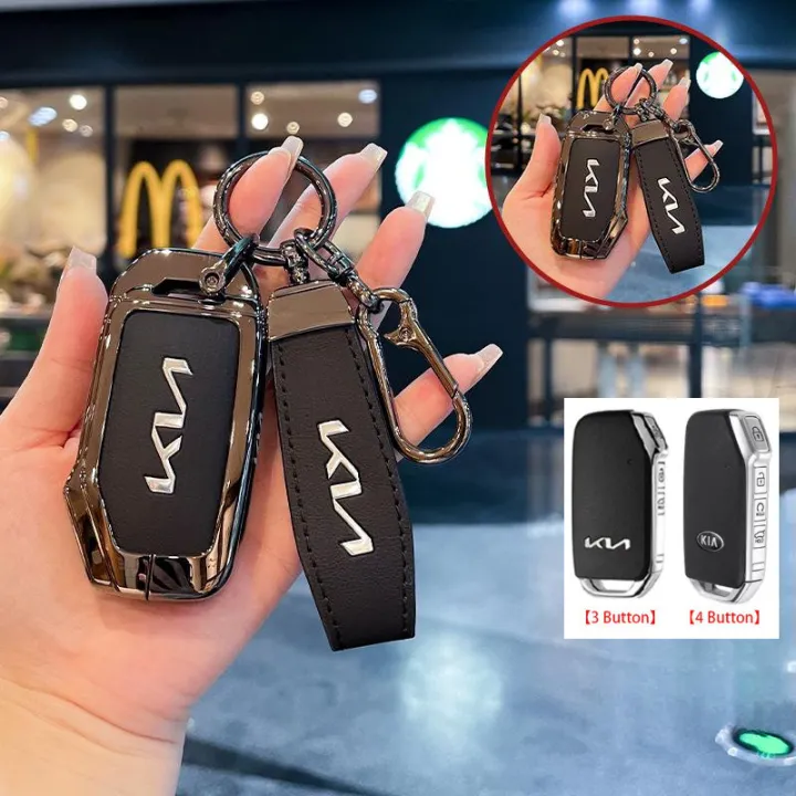 Remote%20Key%20Case%20Key%20Holder%20Metal%20Key%20Fob%20Shell%20Keychain%20For%20Kia%20K3%20K5%20Carens%20Carnival%202024%20Cerato%202020%20Sportage%20Seltos%202024%20-%20Image%202