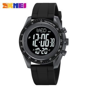 Jam Tangan Pria Digital SKMEI 2045 Black Black Water Resist 30m
