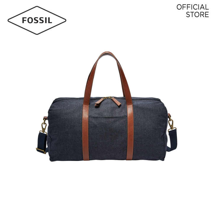 Fossil Renmore Navy Blue Duffle Bag SBG1240400 Lazada