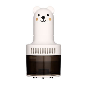 Mini Portable Wireless Vacuum Cleaner Bear Strong Suction Handheld Desktop Vacuum for Home Office Car Use