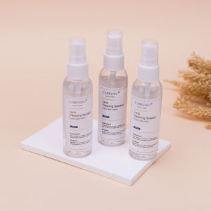 CAREVISY Lens Cleaning Solution Spray Lens Cleaner for Glasses Monitor Phone Screens Camera Spectacle Cleaner Fresh Aloe Vera Scent Solution