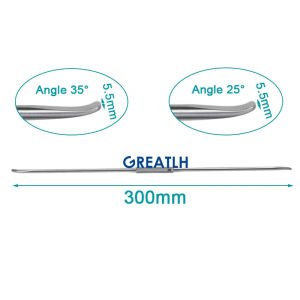 UBE Double Head Nerve Hook Spinal Periosteum Periosteal Stripper Bess Double Channel Orthopedic Instrument