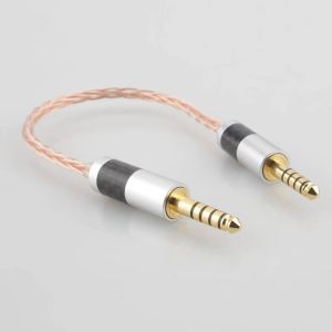 HIFI Single Crystal Copper 4.4mm Balanced Male to 4.4mm Balanced Male Audio Adapter Cable 4.4 Male to Male Adapter