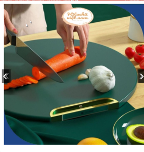 Thớt Nhựa PE đa năng chống nấm mốc kháng khuẩn Thớt tròn đường kính 33cm-Vệ Sinh Dễ Dàng