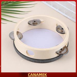 Miễn phí vận chuyển✨ 1PC 15Cm Bằng Gỗ Tambourine Trống Trẻ Em Cầm Tay Trống Bộ Gõ Nhạc Cụ Đồ Chơi Cho Trẻ Em Đồ Chơi Giáo Dục