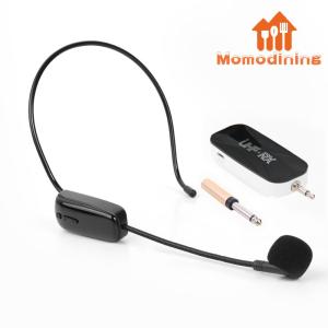 [Momodining]Wireless UHF Headset Microphone with Receiver for Conference Classroom and Event Voice Amplifier
