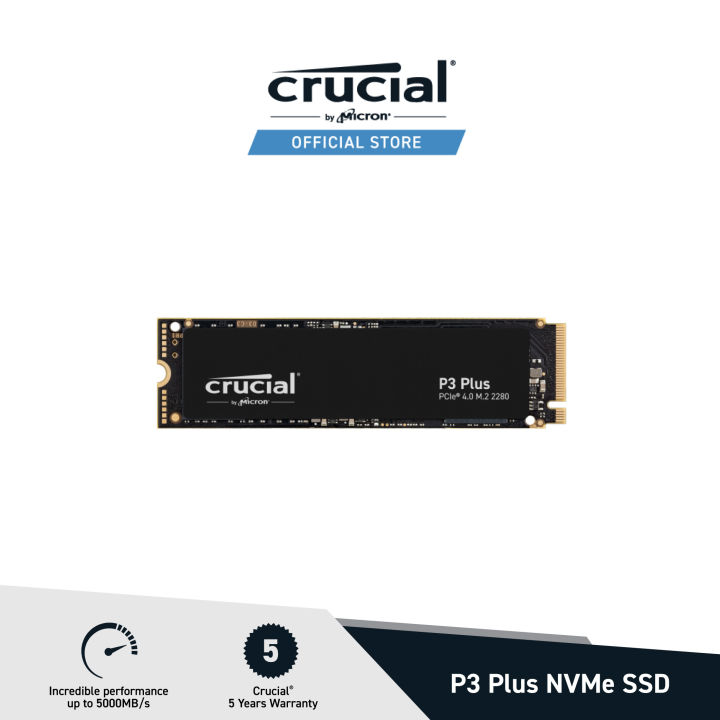 Crucial p3 plus 3d nand nvme pcie m 2 ssd gen4 500gb 1tb 2tb 4tb
