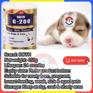 PETSEE BOTH 羊奶粉 羊奶粉狗狗 BOTH Goat Milk Powder Dog Goat Milk for Dog 羊奶粉 仓鼠 羊奶粉宠物 Cat Kitten Pet Puppy 羊奶粉 貓咪 Susu Kambing