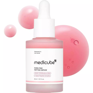 Medicube PDRN Pink Peptide Serum 30ml brightens skin and lightens dark spots