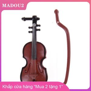 [COD] MADOU2 Bộ sưu tập nhạc cụ Violin thu nhỏ Nhà búp bê 1:12 quà tặng trang trí tự làm