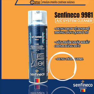 CHẤT TẨY RỬA VỆ SINH KHỬ MÙI HỆ THỐNG DÀNG LẠNH Ô TÔ CAO CẤP SENFINECO 9981 A / C System Cleaner