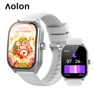 Aolon Curve smart watch wanita 2025 Curve IP68 Waterproof 2.01” HD Curved Screen Pace 300mAh Custom wallpapers Measure blood oxygen heart rate pressure smart watch pria anti air jam smartwatch wanita jam tangan olahraga pria wanita hp bisa whatsapp
