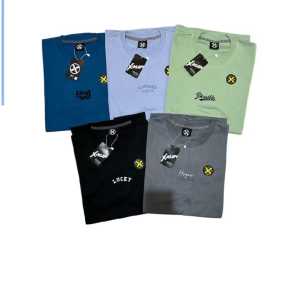 4 pcs 100rb kaos distro pria wanita kaos distro lengan pendek  kaos distro bahan tebal motif simpel