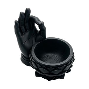 HUGHES Creative Lotus Shaped Flower Pot Ok Hand 3D Printed Zen Plant Pot Decorative Pot Handmade Flower Container Home Decoration