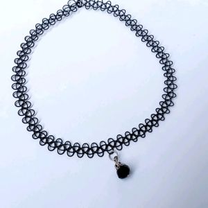 SC Kalung Tato Senar Liontin Hitam Premium | Kalung Tato Liontin Hitam | COD | Harga Per 1 Pcs