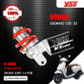 YSS โช๊คแก๊ส K-EURO อัพเกรด Honda Giorno125 ปี 2023【 OK302-320T-14-958 】สปริงสีแดง/ดำ กระบอกสีดำ [ โช๊ค YSS แท้ ประกันโรงงาน 1 ปี ]. 