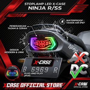 X-Case Lampu Stop Ninja R SS RGB Mode Click 27 Mode Click Manual WD180