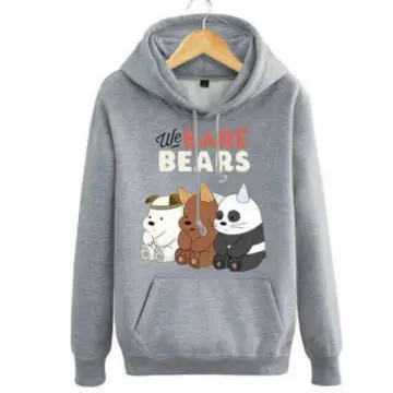 Shop We Bare Bears Hoodie Jacket With Zipper online Lazada .ph