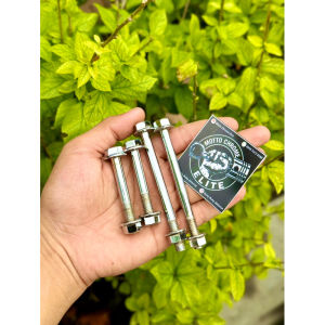 [CHROME PREMIUM] BAUT PANGKON MESIN TIGER REVO TIREV LAMA TILAS 4PCS CHROME CELUP PREMIUM