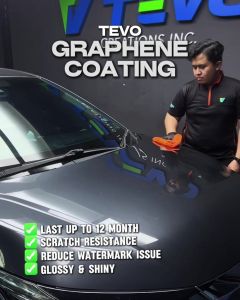 TEVO HardCoat 100ml – Graphene Coating for Car Paint Super Gloss & Protection (Last up to 1 Year)Mild and effective