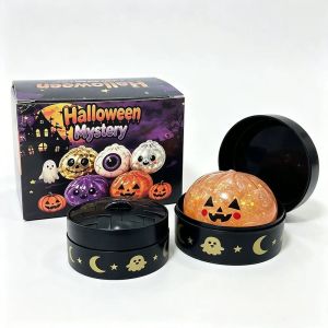 Halloween Squishy Toy Blind Box Ghost Pumpkin Dumpling Maltose Stress Relief Sensory Fidget Toy Design Kotak Misteri Mainan Squishy Halloween Hantu Labu Pau Maltosa Mainan Sensori Melegakan Tekanan Corak Rawak 万圣节捏捏乐盲盒幽灵南瓜包子麦芽糖软胶玩具慢回弹解压感官玩具随机款 A591