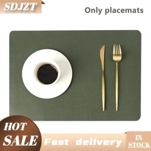 SDJZT Hai lớp da bảng Mat Nordic nhiệt-proof placemat cách nhiệt không thấm nước dầu-proof bảng thảm cho khách sạn nhà trang trí