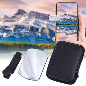 Applicable to Vertical & Horizontal Smartphone Camera Mirror Reflection Clip Kit For Most Phone Models Travel Selfie Photography Accessories h260926