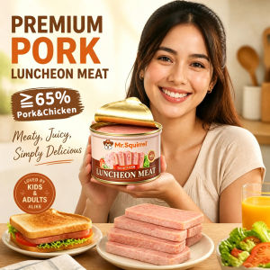 Mr.Squirrel Original Premium Luncheon Meat 198g Canned Meat Food (Pork & chicken mix)