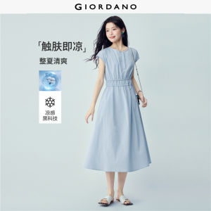 GIORDANO Women Dress Non-Elastic Dress Woven Fabric Dress Stylish Item No. 05466316 High Quality Comfortable Daily Wear