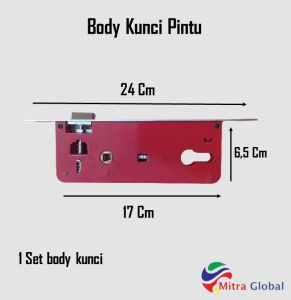 Body Kunci Lidah Pintu Besar dan Silinder High Quality / Bodi Kunci Pintu Silinder Kunci Besar