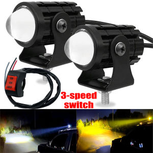 High Power Auto Spotlight Small Driving Headlight Led Laser Gun Light Motorcycle Motorbike Scooter Headlamp READYSTOCK