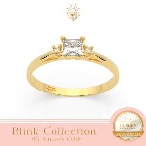 CINCIN WANITA MATA SATU CINCIN GOLD BATU CANTIK EMAS KADAR 6K DAN KADAR 8K CINCIN SIMPEL  MURAH CK 267