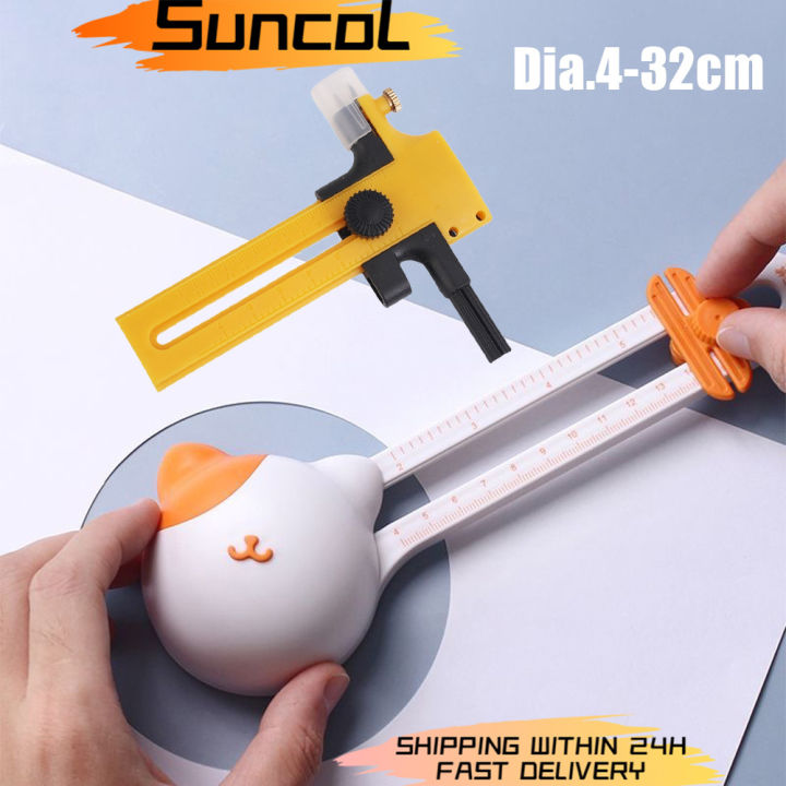 Portable 2-16cm Round Cutter For Badge Sticker Cutting Tool Circle ...